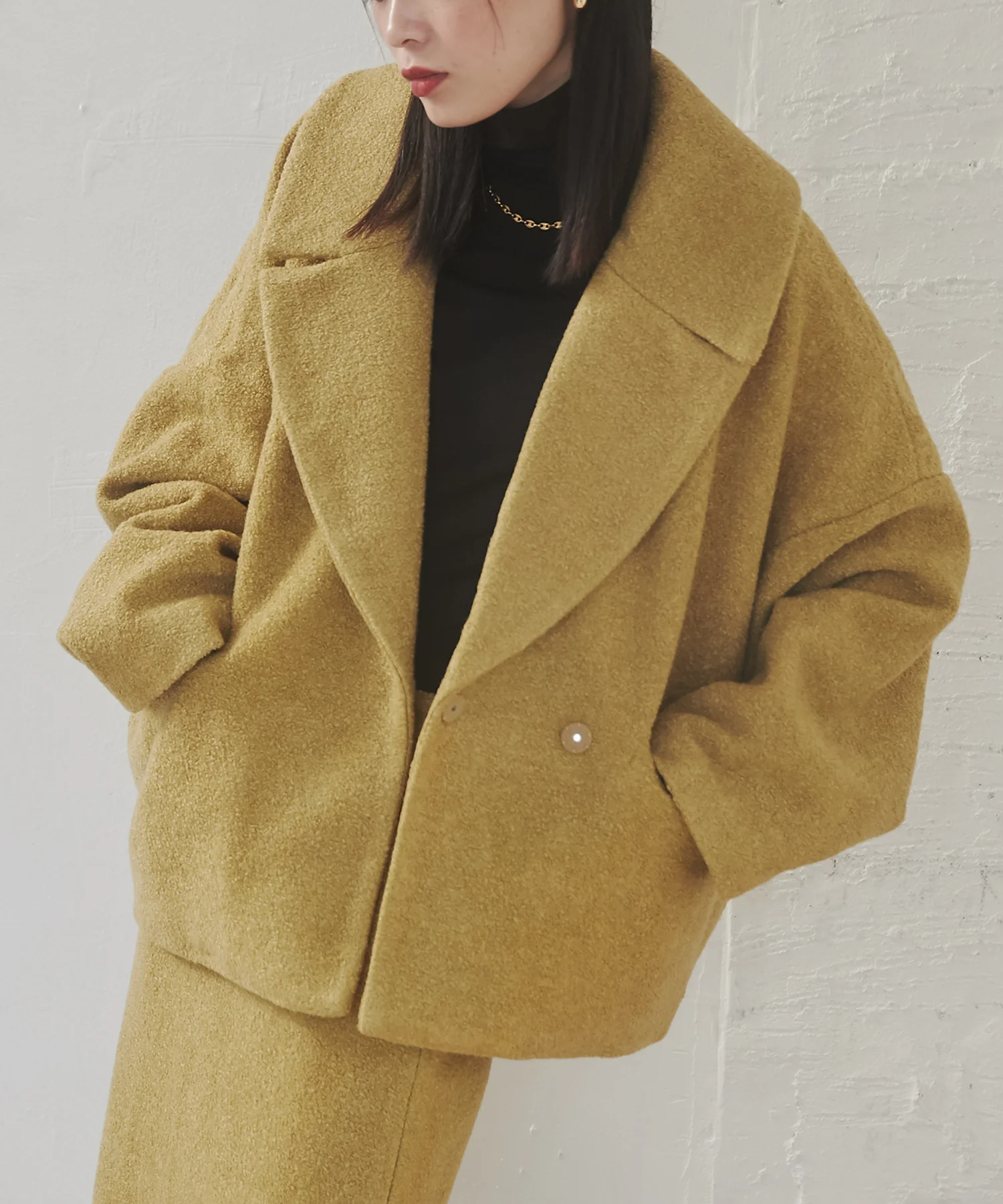 ミニブークレ オーバージャケット