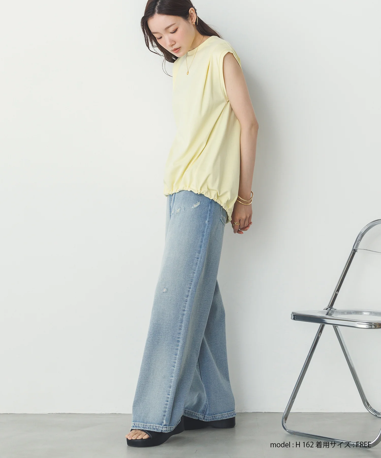 裾バルーン フレンチTシャツ