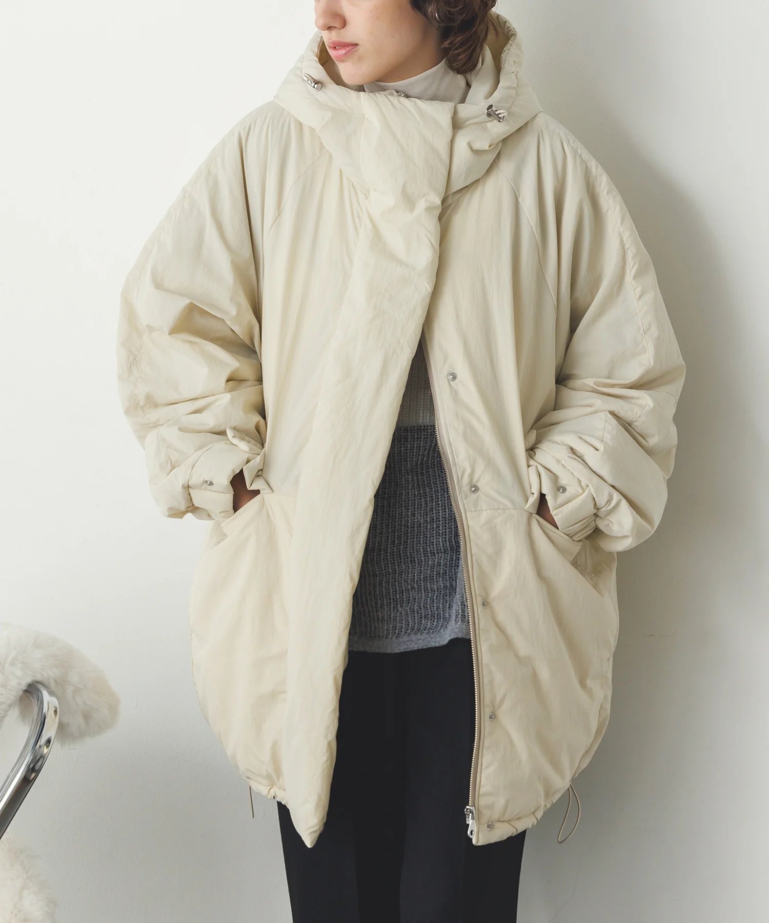 中綿ミディアム フードコート