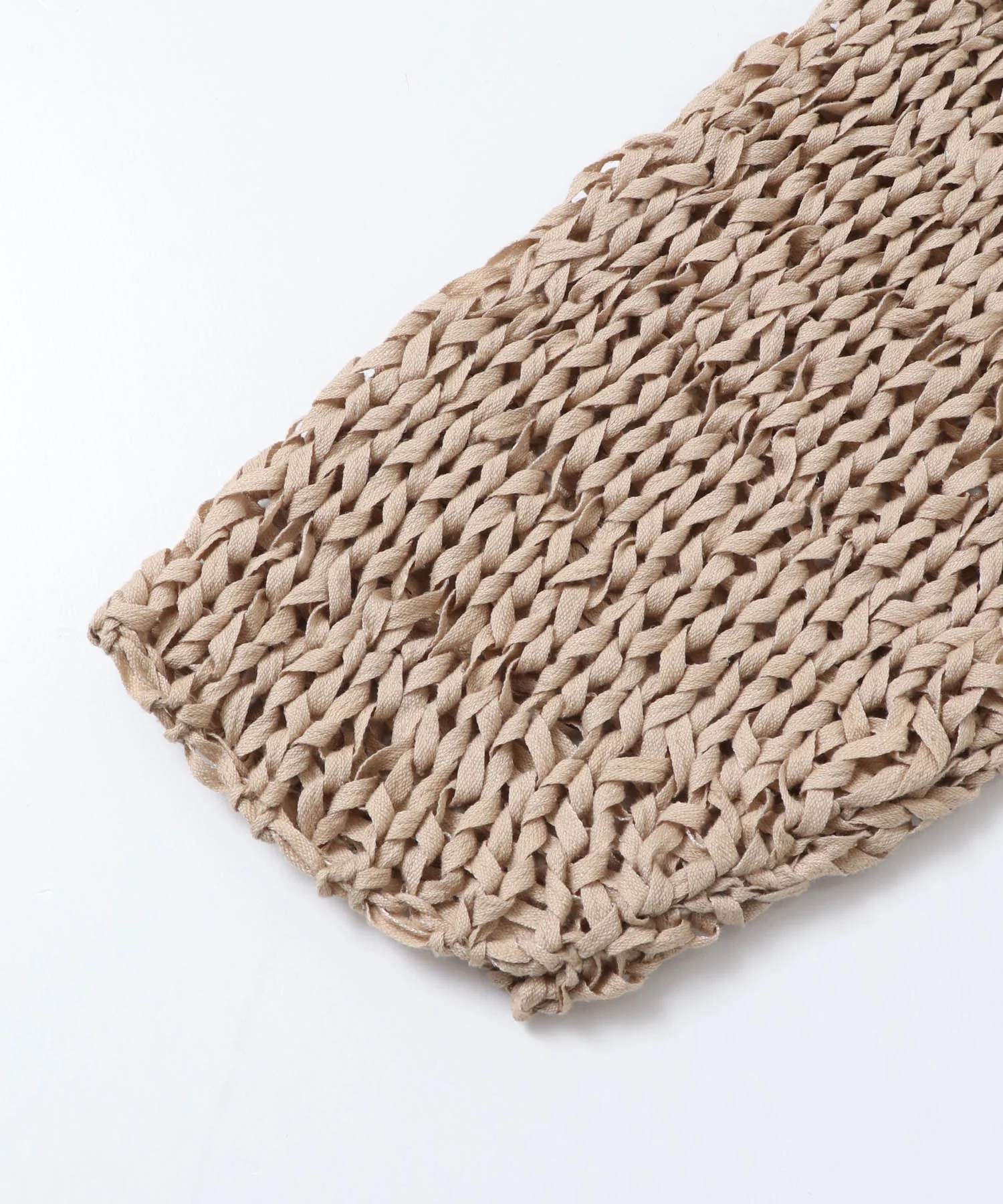 ペーパーヤーン 透かし編みニット