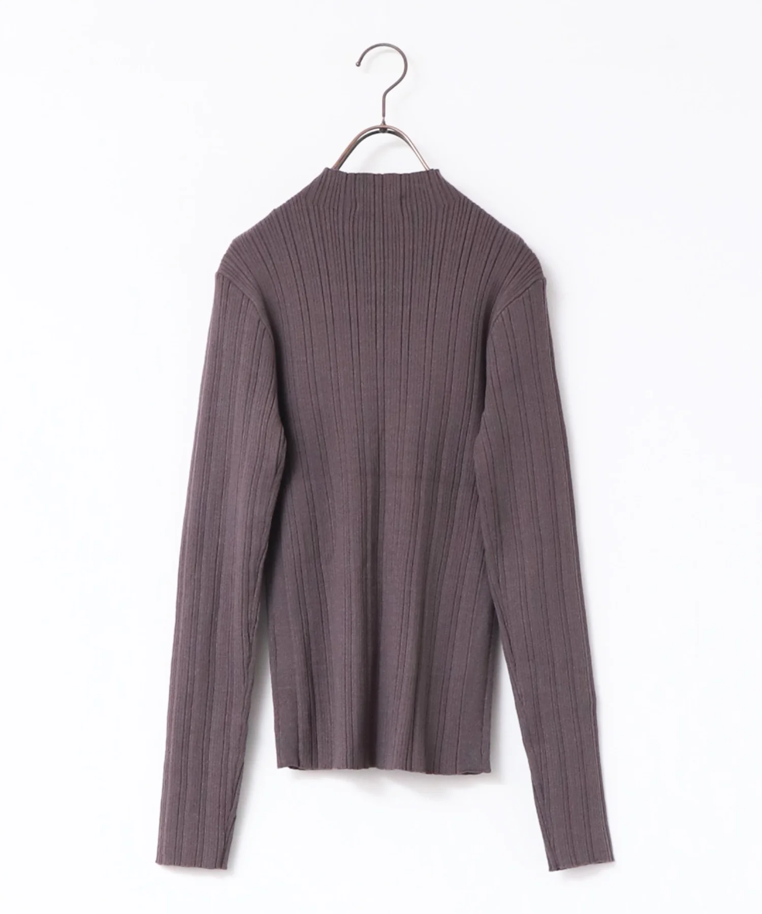 【静電気防止】やわもちヤーン ランダムリブニット