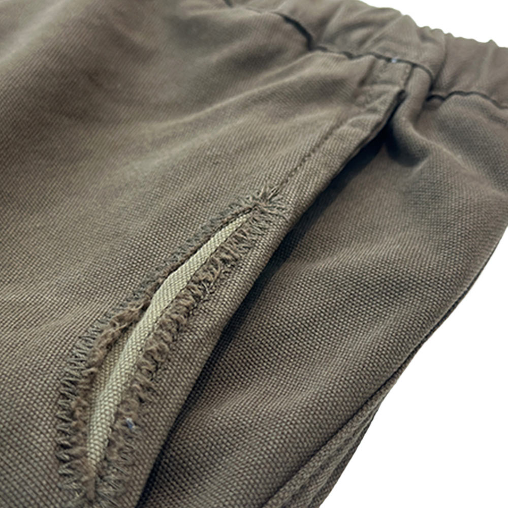 アメカジ　花鳥刺繍パッチワークカーゴパンツ