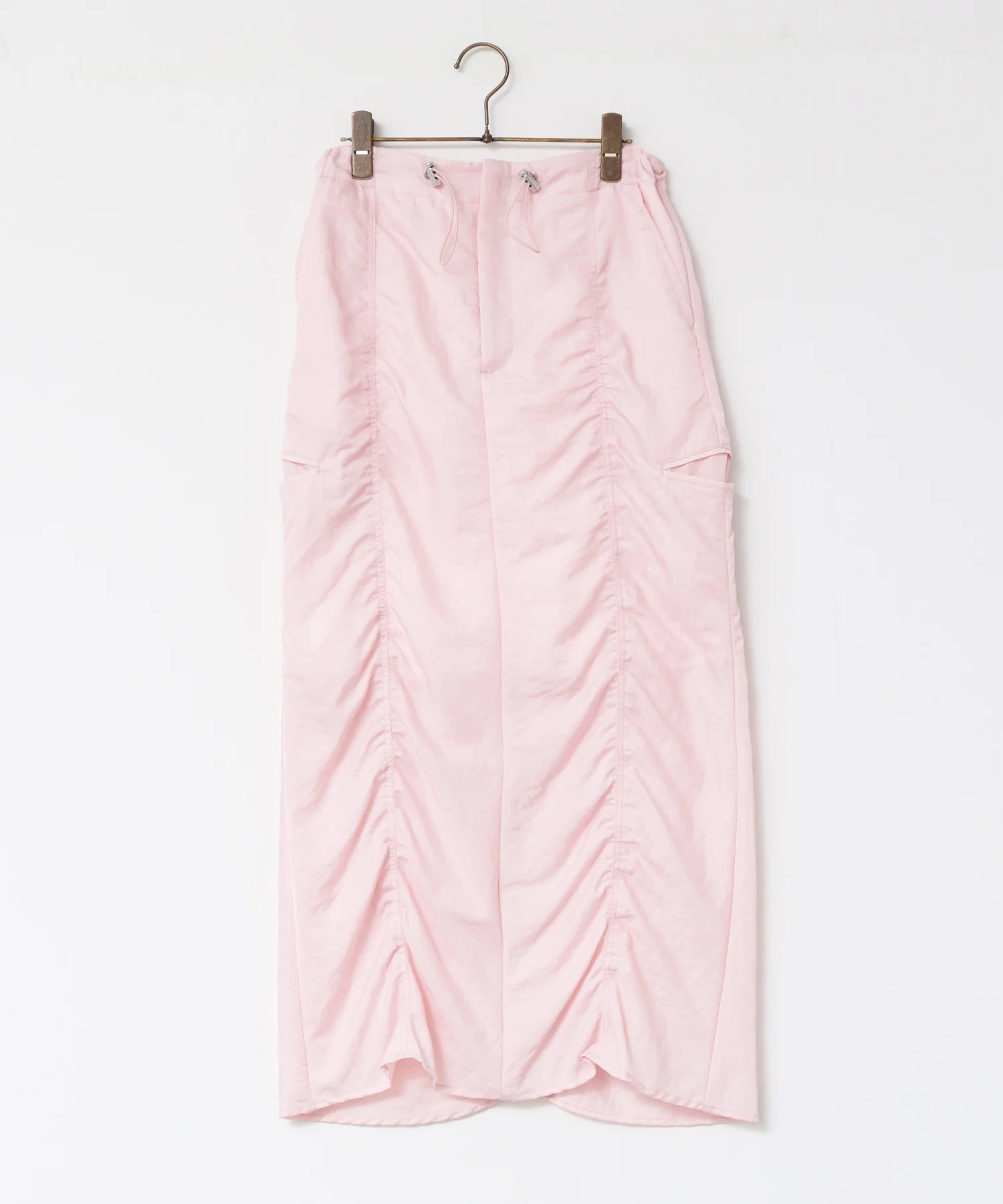 ナイロンツイル ナロースカート