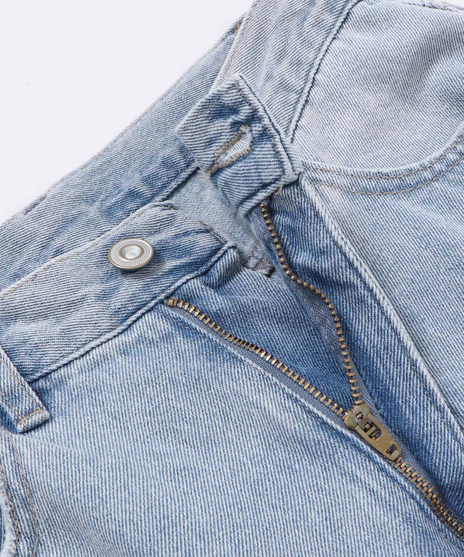 オーバーダイ デニムバギーパンツ