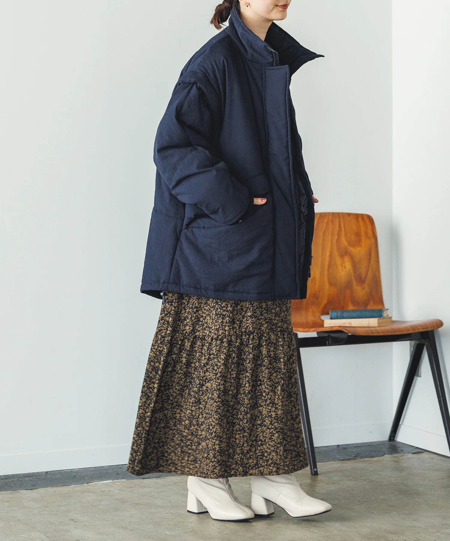 袖取り外しモッズコート