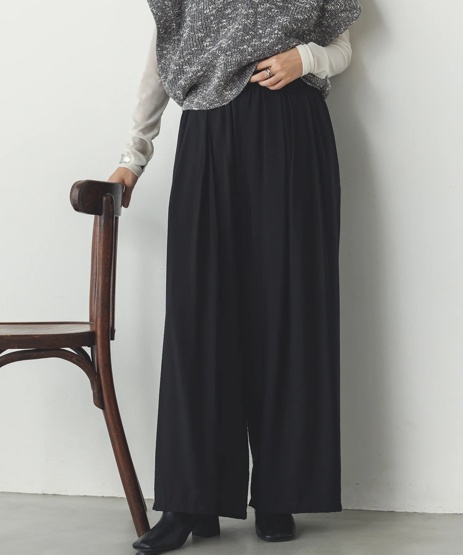 ヴィンテージクロス ワイドパンツ