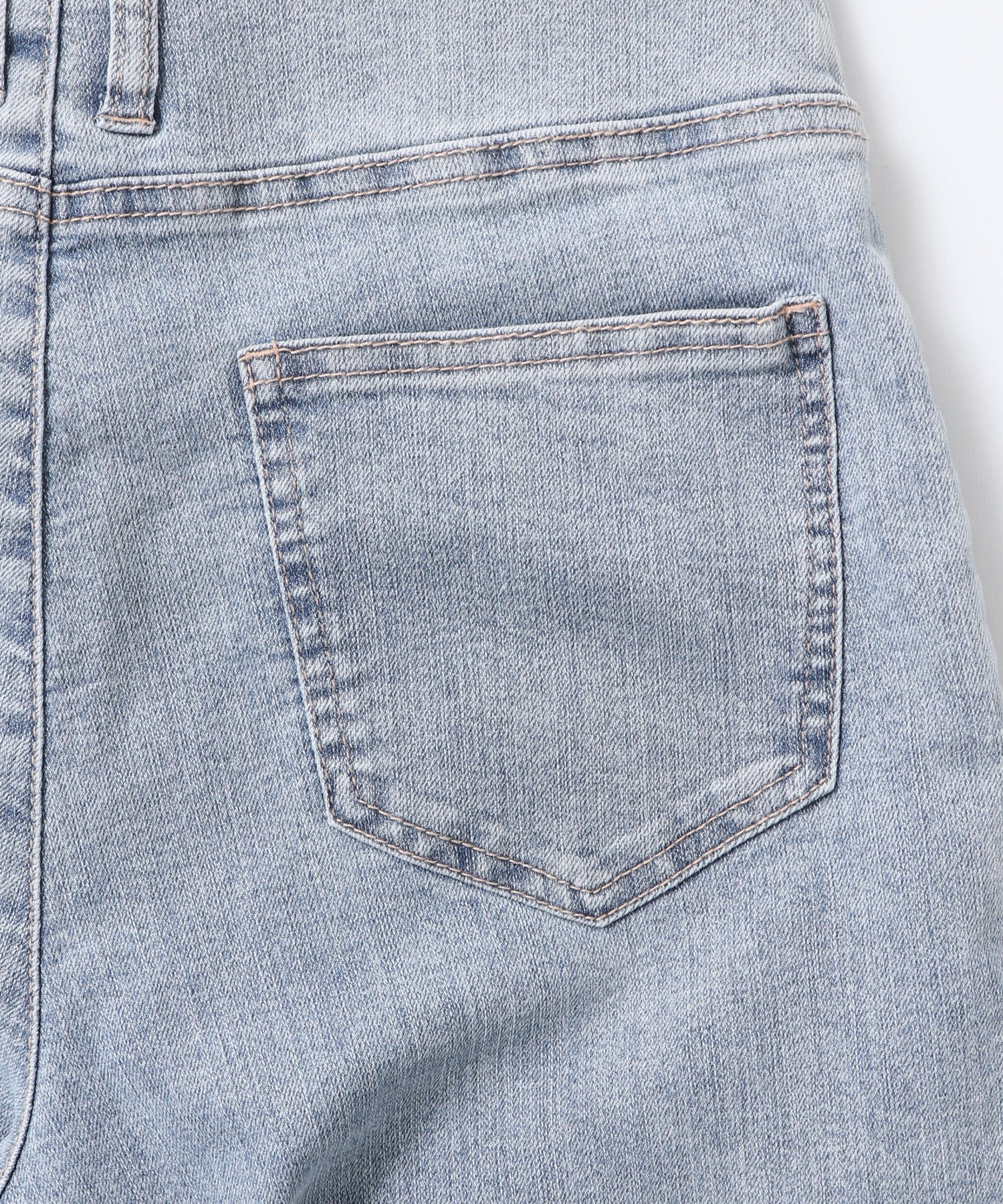 デニム/ツイル ハイウエストワイドパンツ