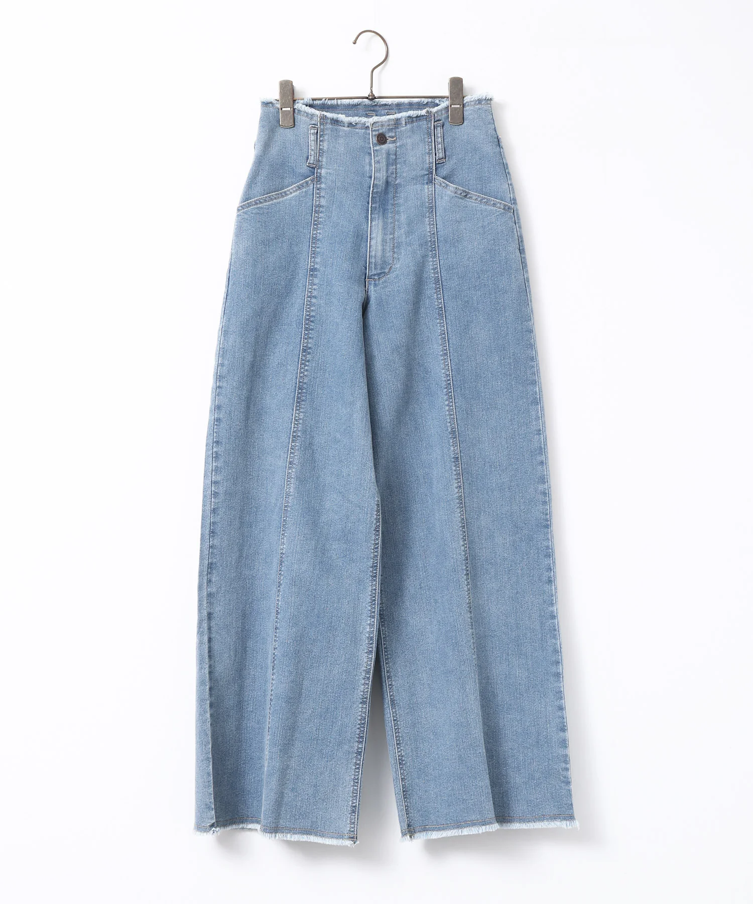 ツイル/デニム ワイドパンツ