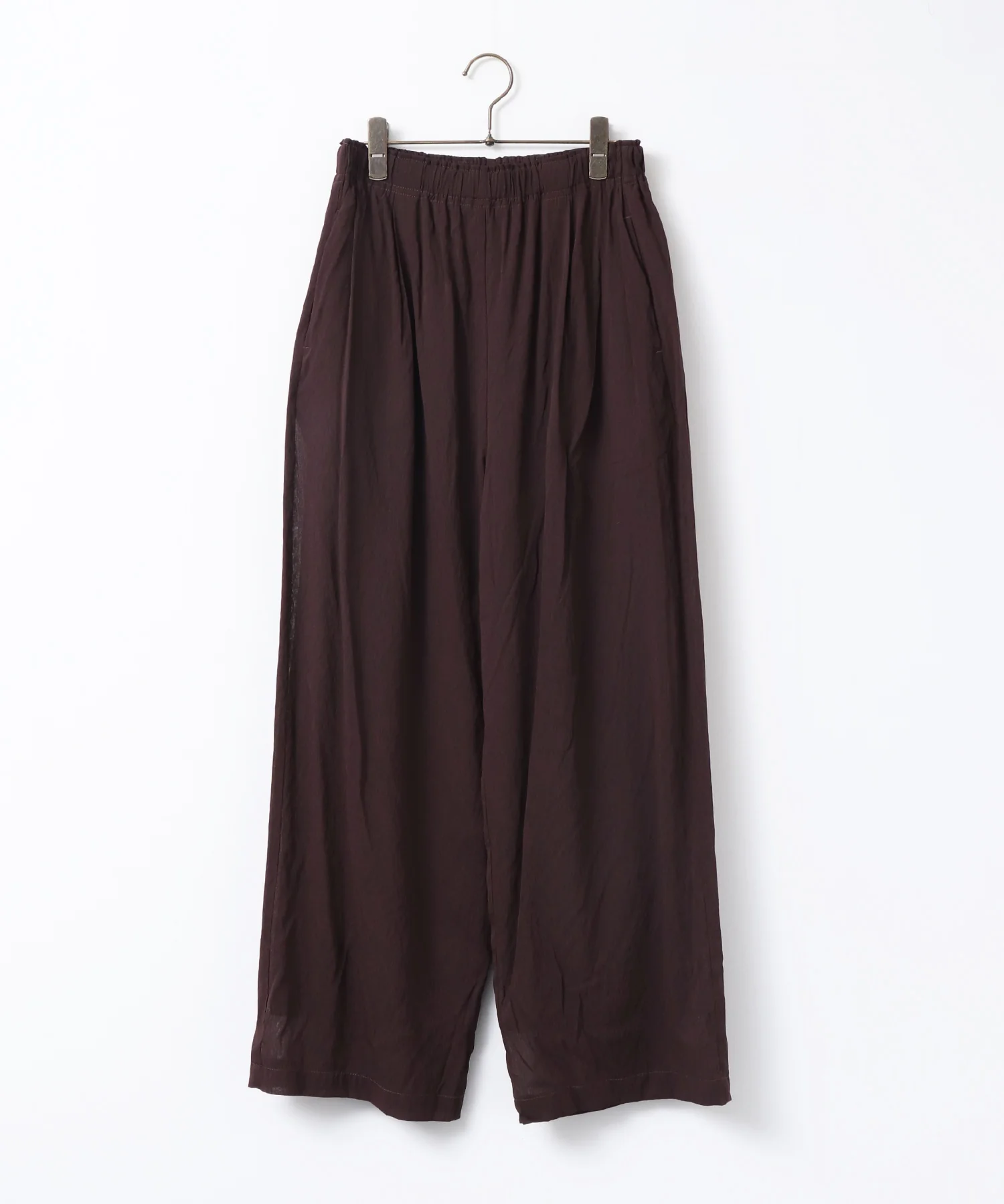 シアー ストレートパンツ