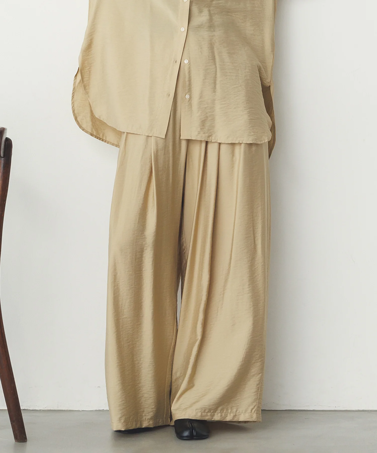ヴィンテージクロス ワイドパンツ