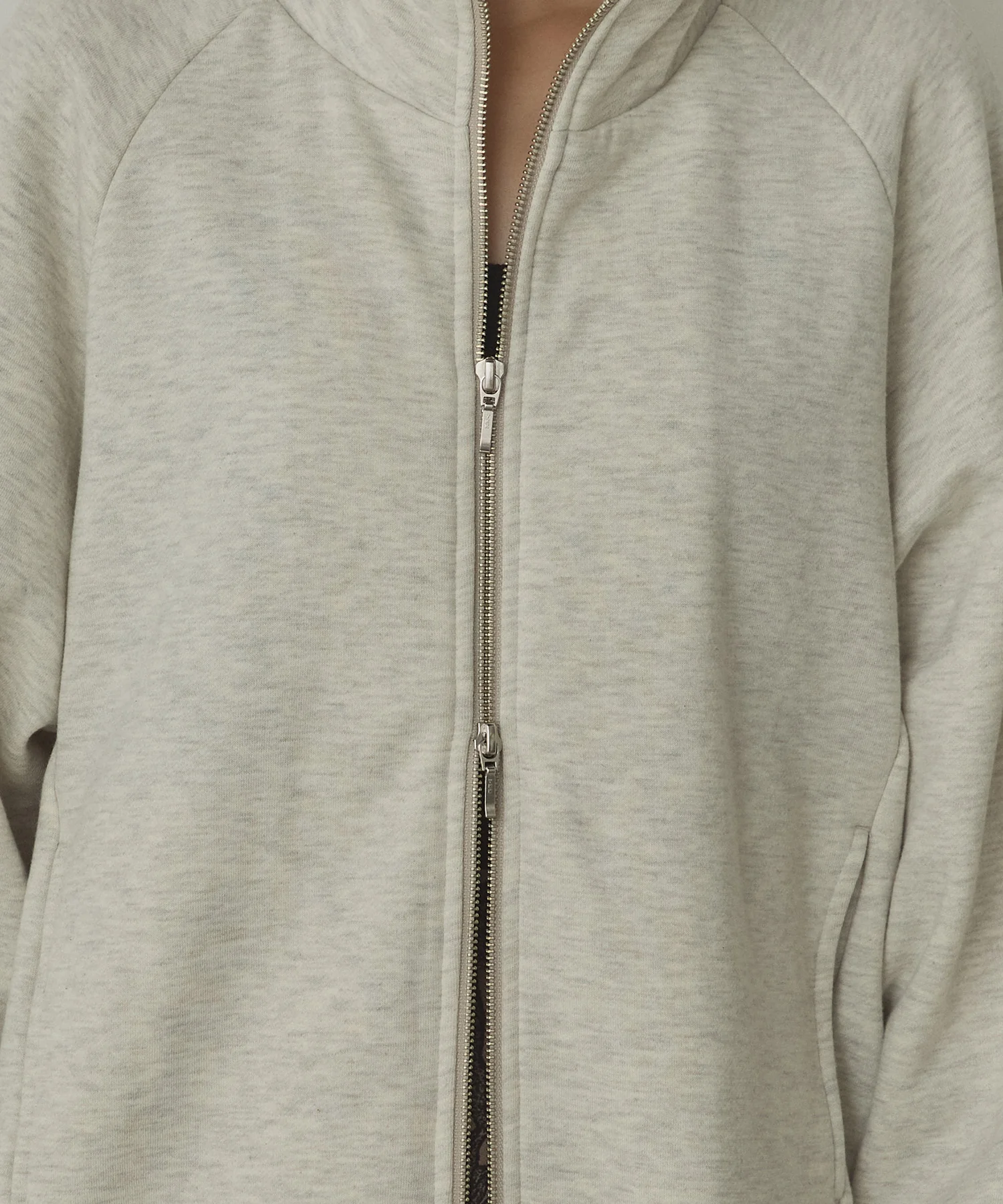 裏起毛 Wジップブルゾン