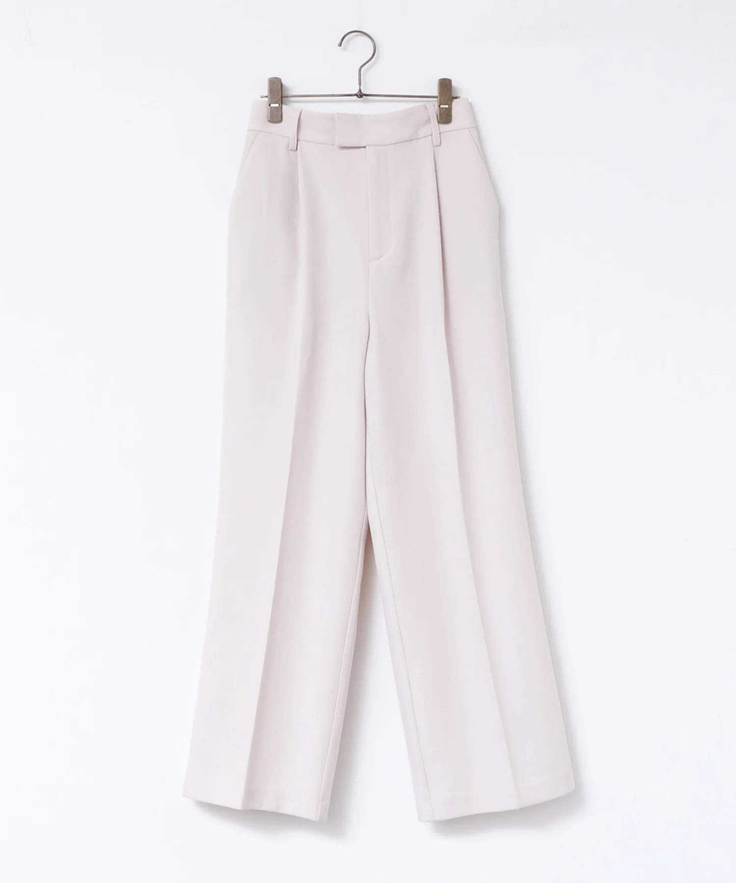 センタープレスストレートパンツ