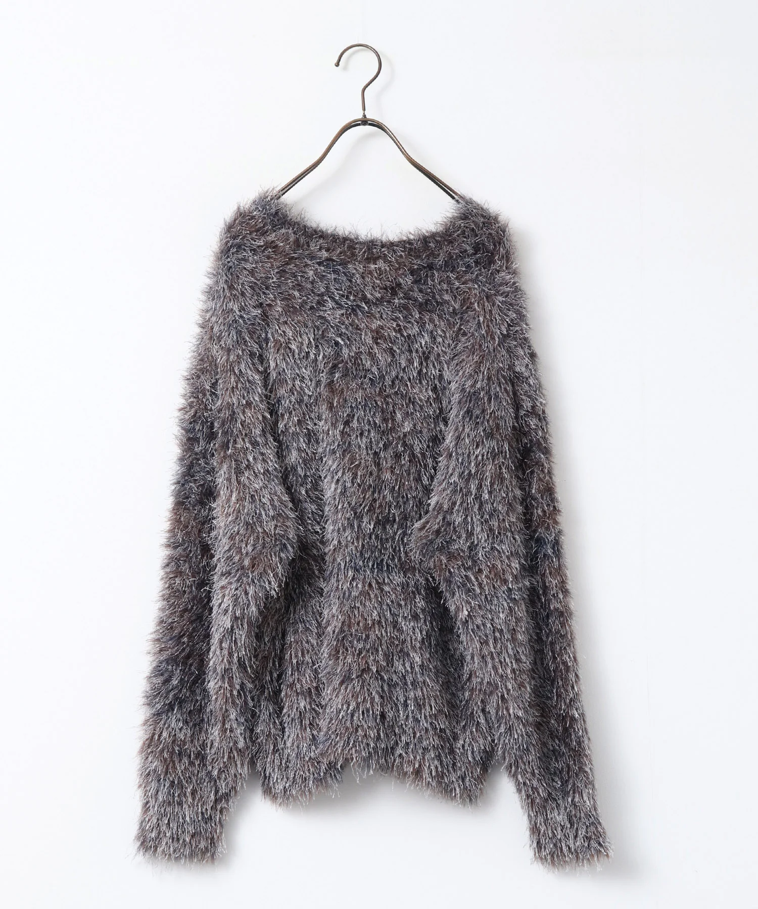 ミックス シャギーニット