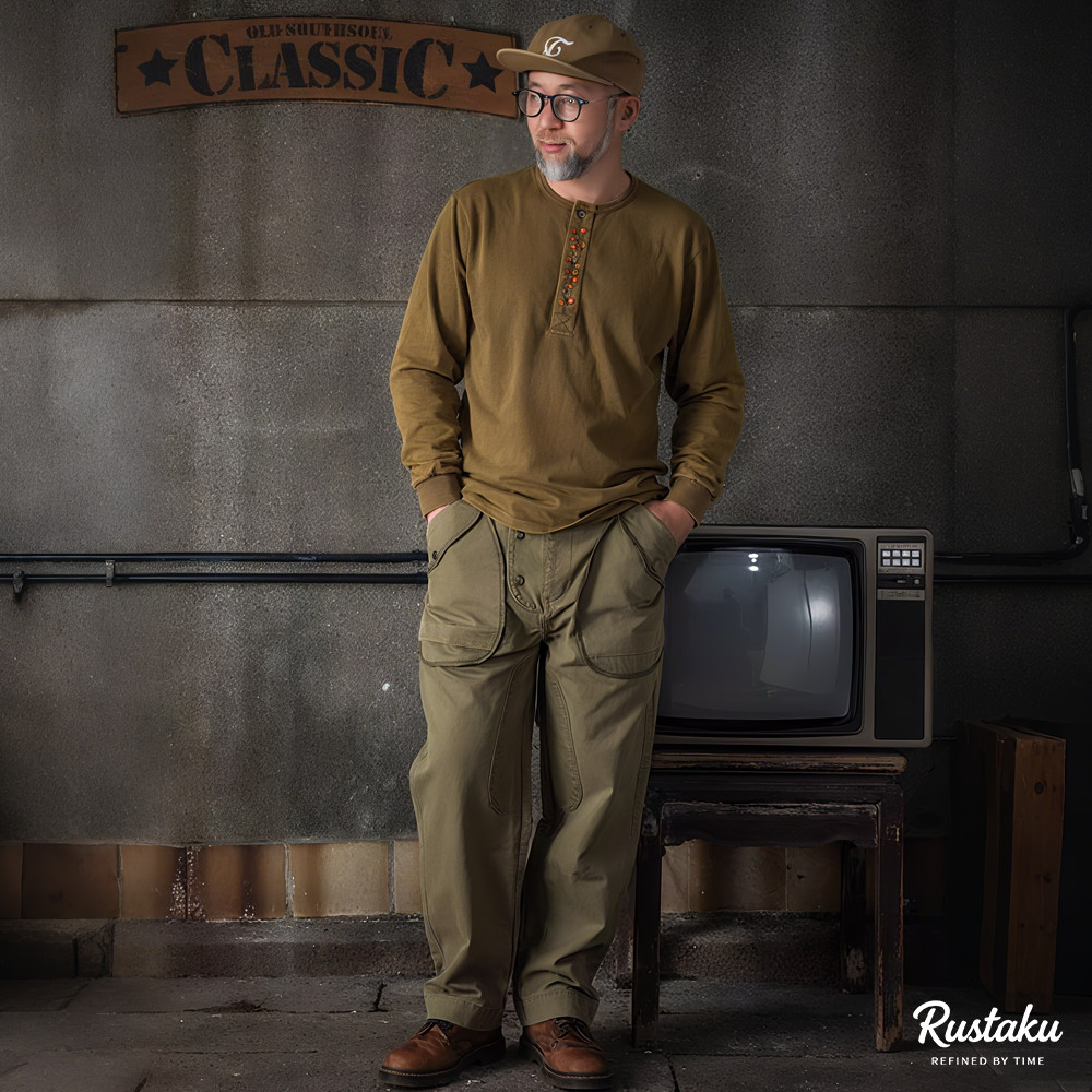 耐摩耗　ヘビーコットン 改良されたファイヤーマンパンツ